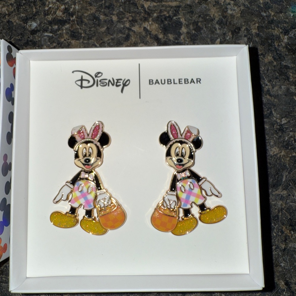 BaubleBar Mickey Mouse Easter Earrings
